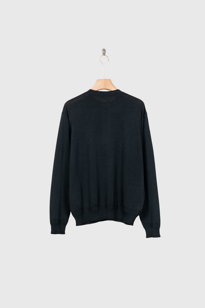 SILK HENLEY NECK PULL OVER / SLPO