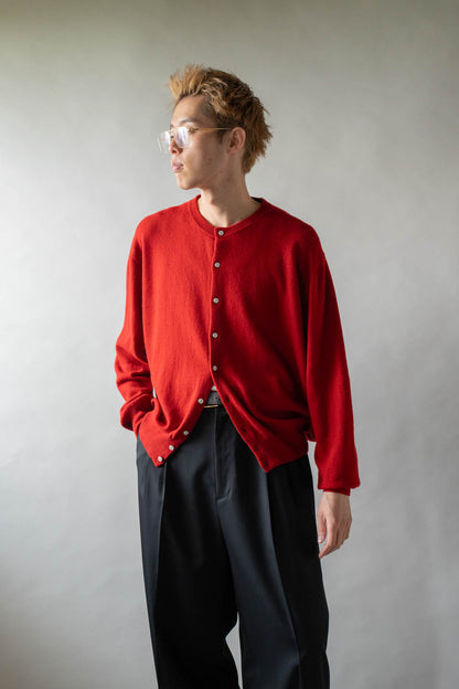 CASHMERE CREW NECK CARDIGAN .16