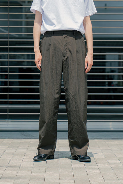 WINDPROOF NYLON WIDE EASY TROUSERS(ST.1278)