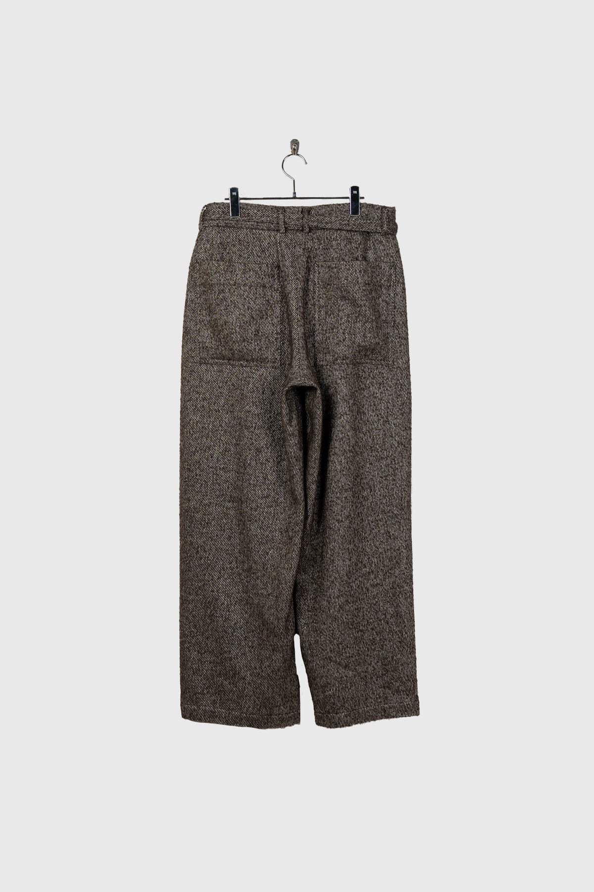BELTED WIDE PANTS