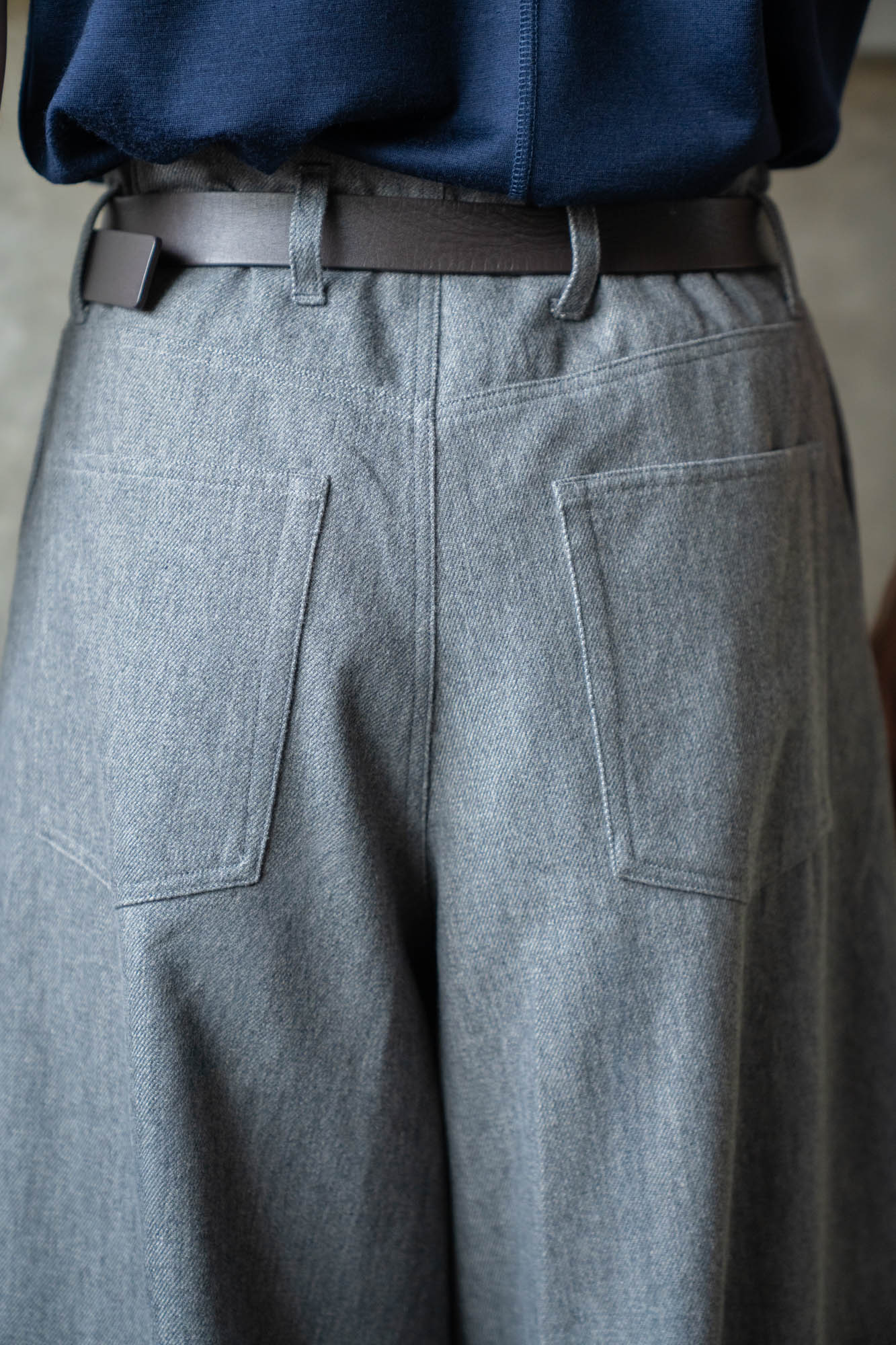 Tucked Wide Trousers