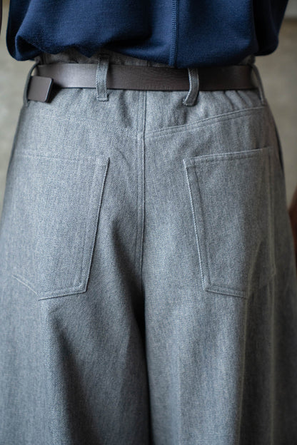 Tucked Wide Trousers