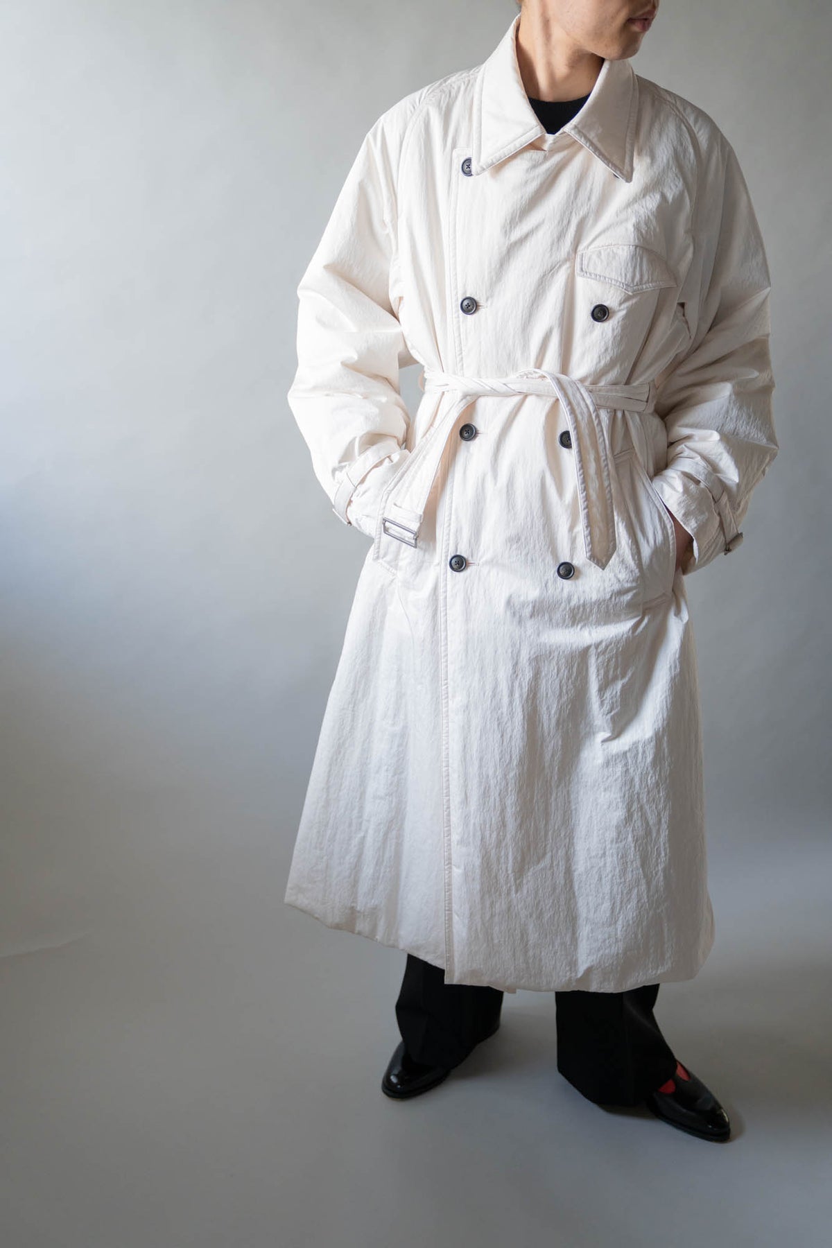 PUFFER TRENCH COAT　