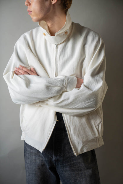 Washed Wool Silk Sports Jacket