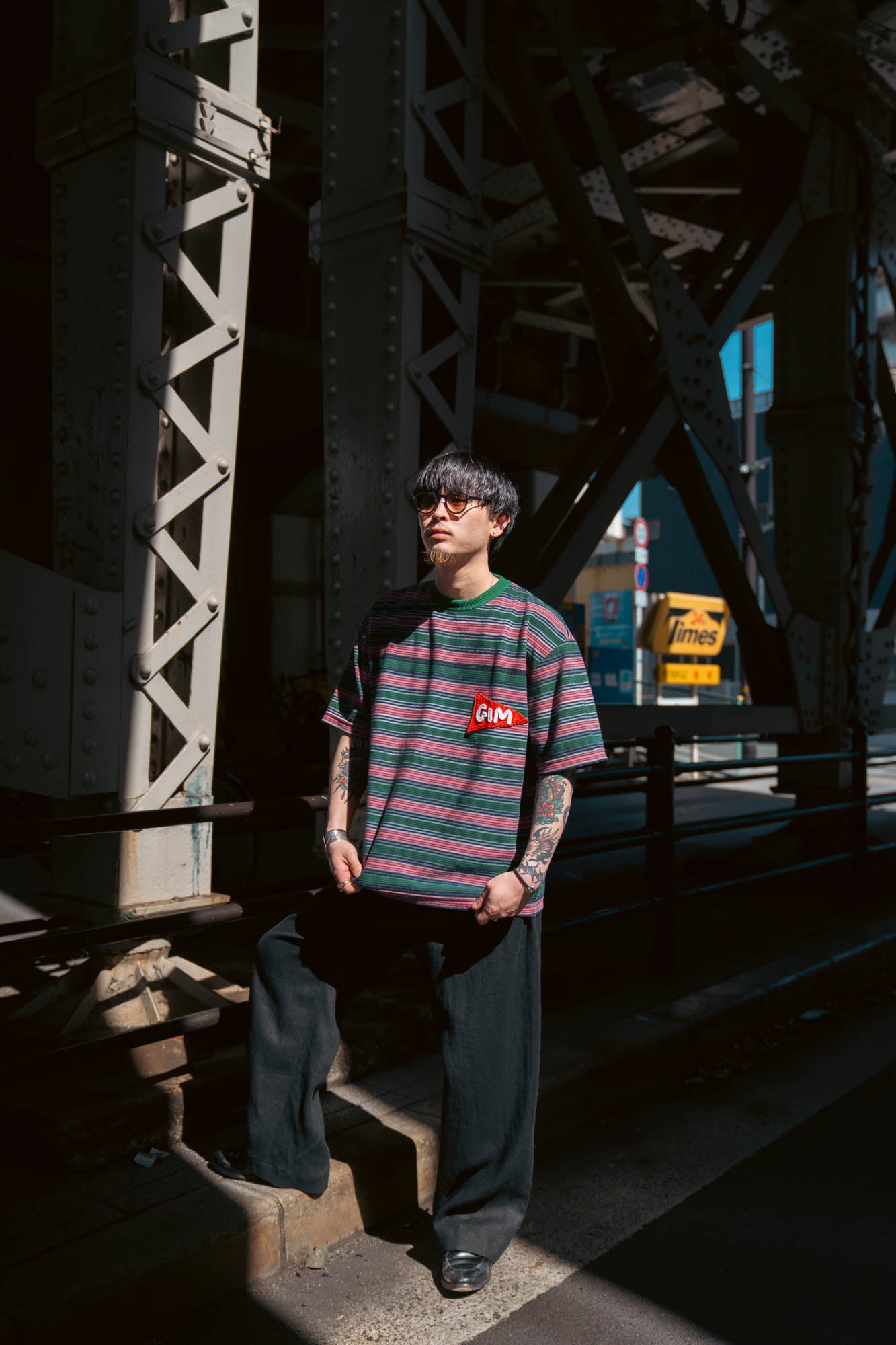 Border Knit Tee