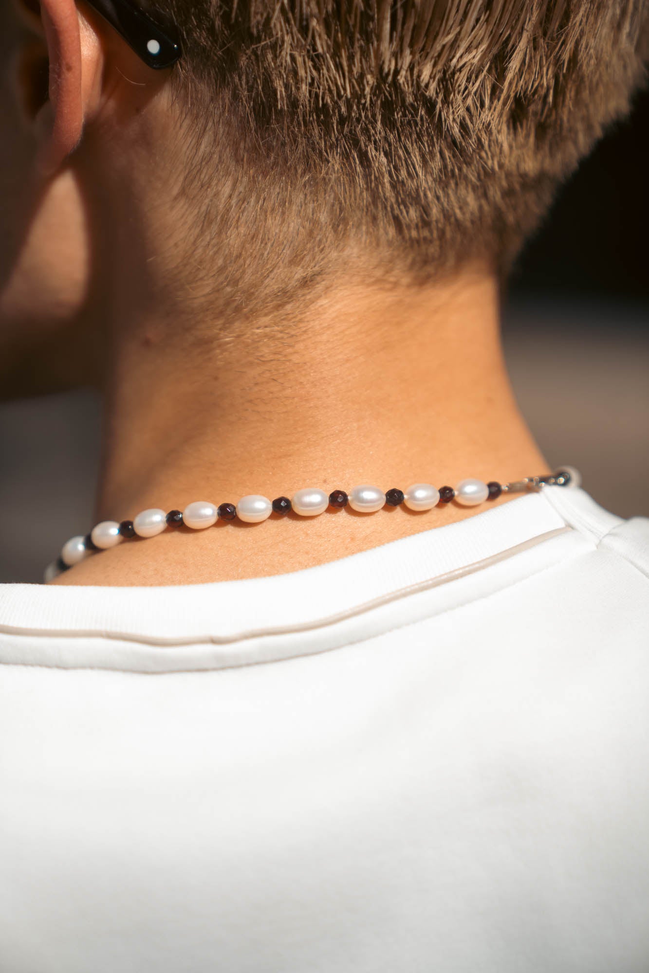 NOIR DEW PEARL NECKLACE