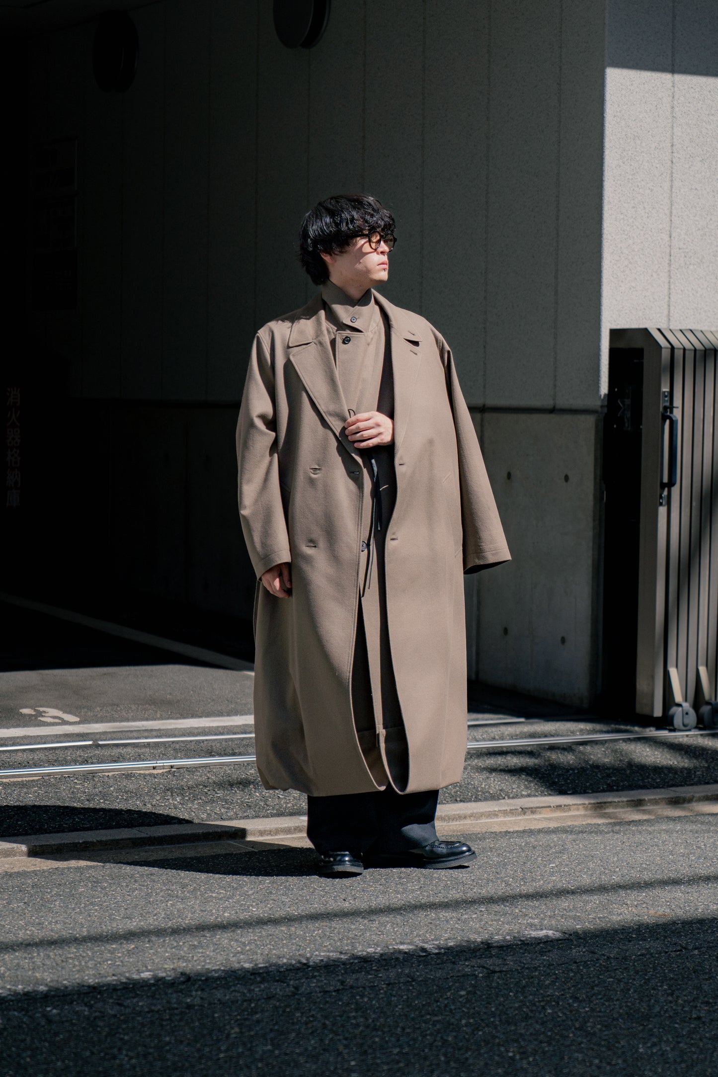 OVERSIZED DOCKING DOUBLE BREASTED COAT