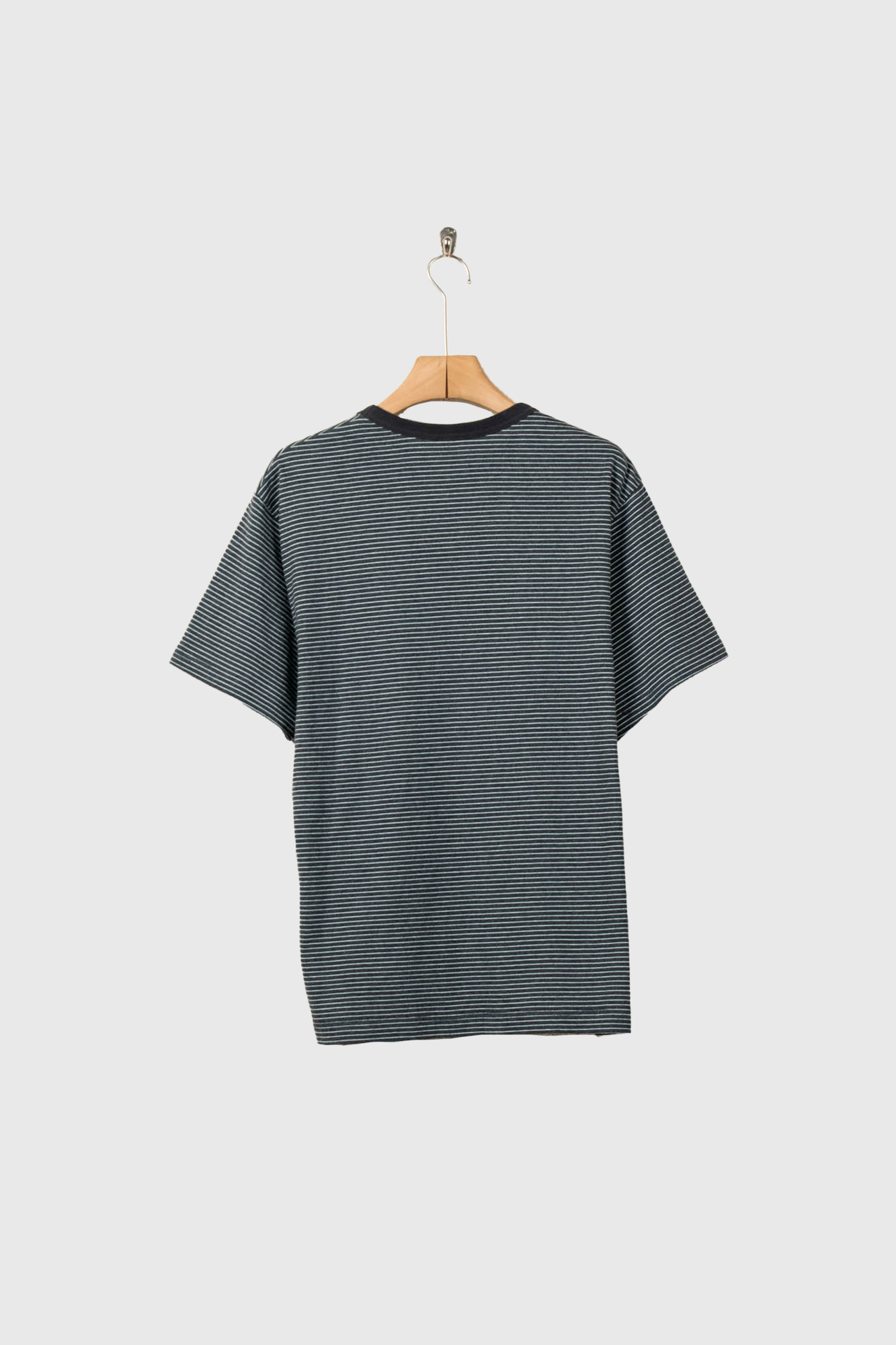 Hand-Embroidered Stripe T-Shirt