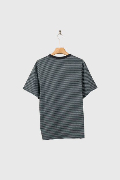 Hand-Embroidered Stripe T-Shirt