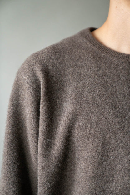 EXTRA FINE WOOL KNIT CREW NECK LS(ST.1634)