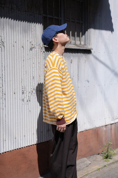 Cotton skipper border pullover