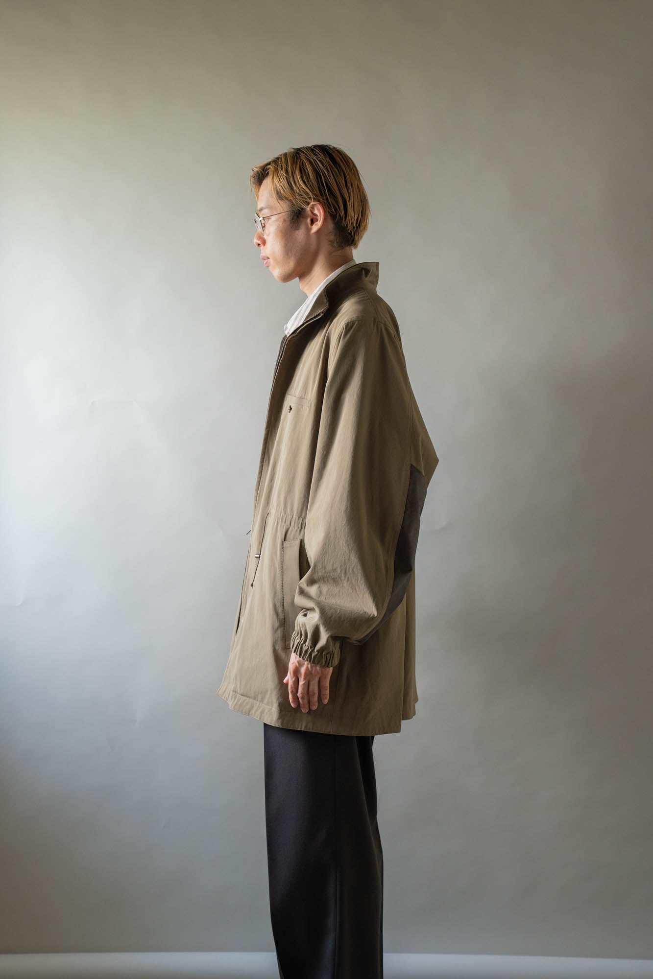 REVERSIBLE STAND-COLLAR BLOUSON