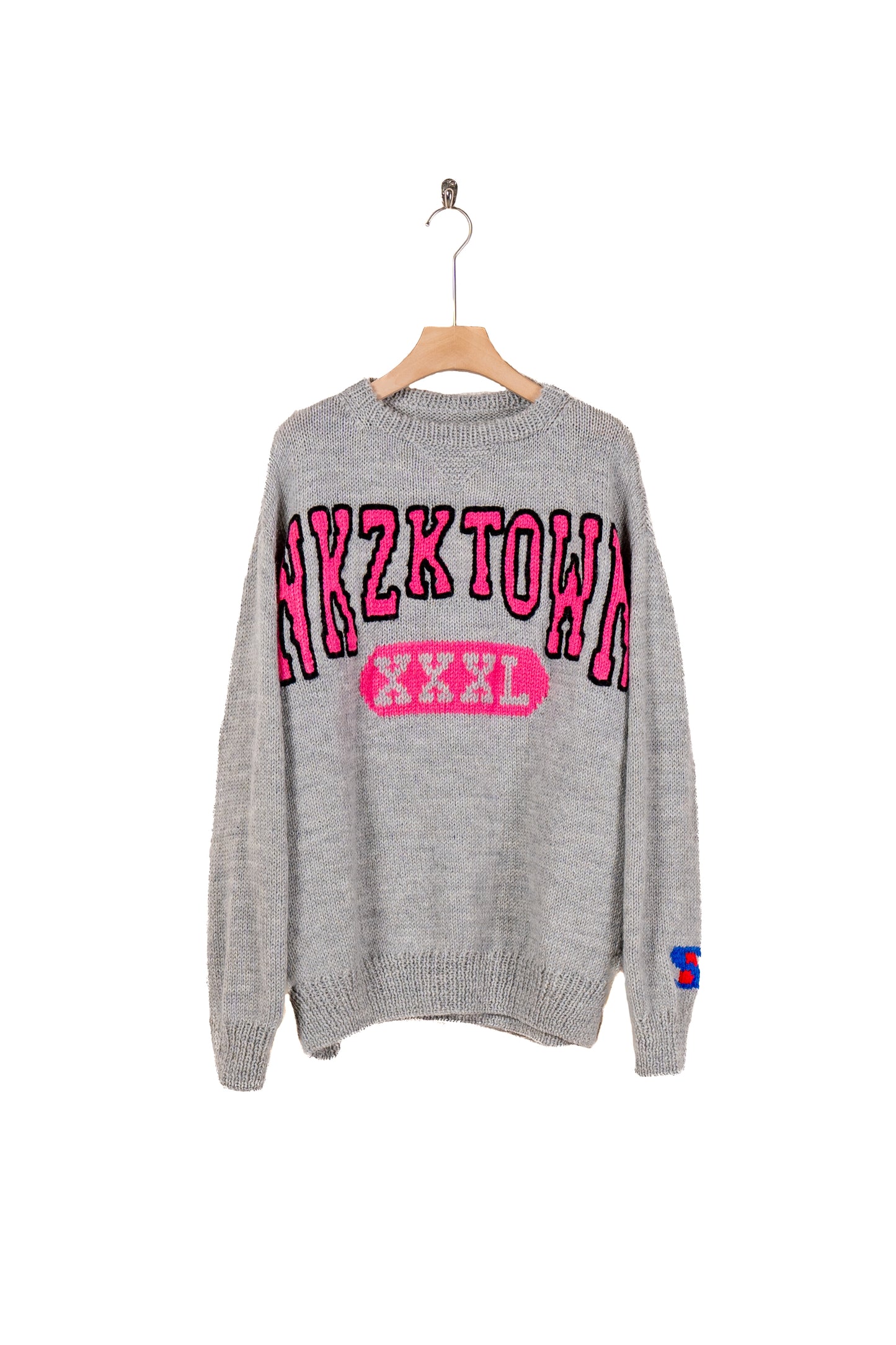 sign 別注 HAND KNIT COLLEGE SWEATER