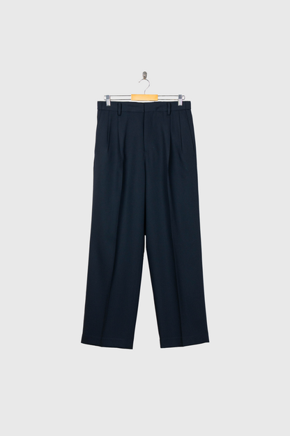 TWO TUCKS WIDE TROUSERS