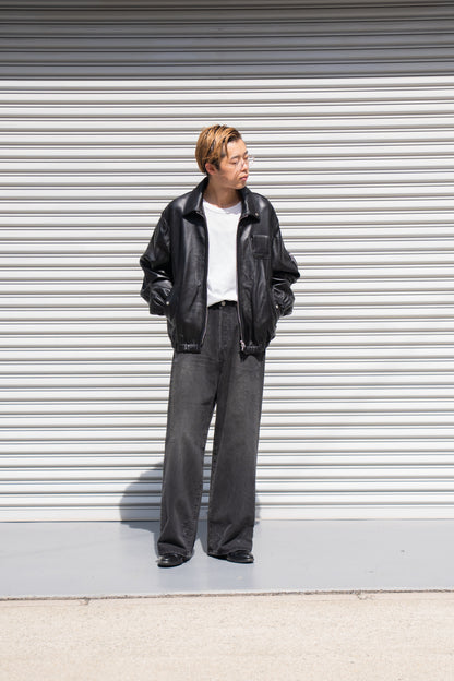 SHEEP LEATHER FLIGHT JACKET(ST.1219)