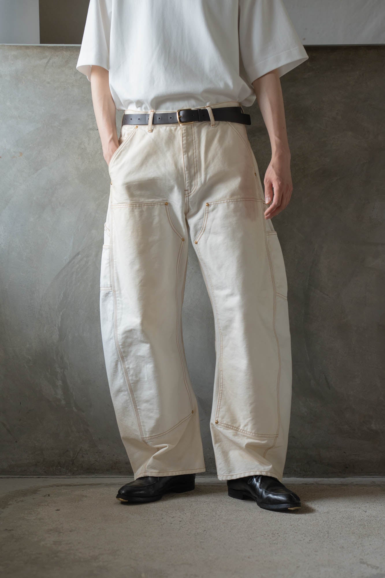 3D cutting painter pants