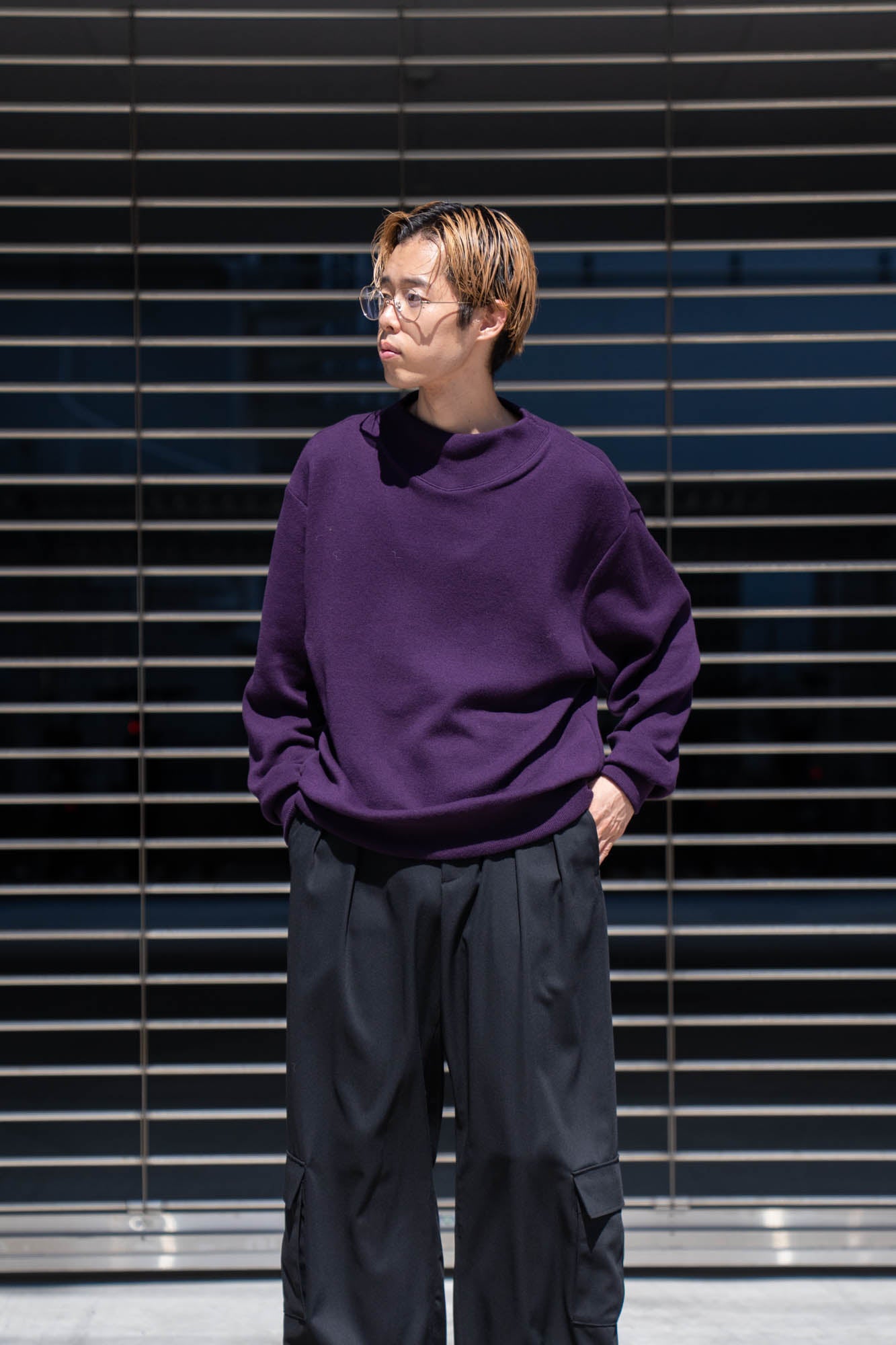 CASHMERE SKIING SWEAT KNITSHIRT