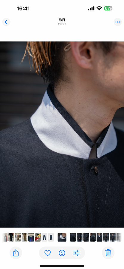 SHIRT JACKET IN WOOL FLANNEL