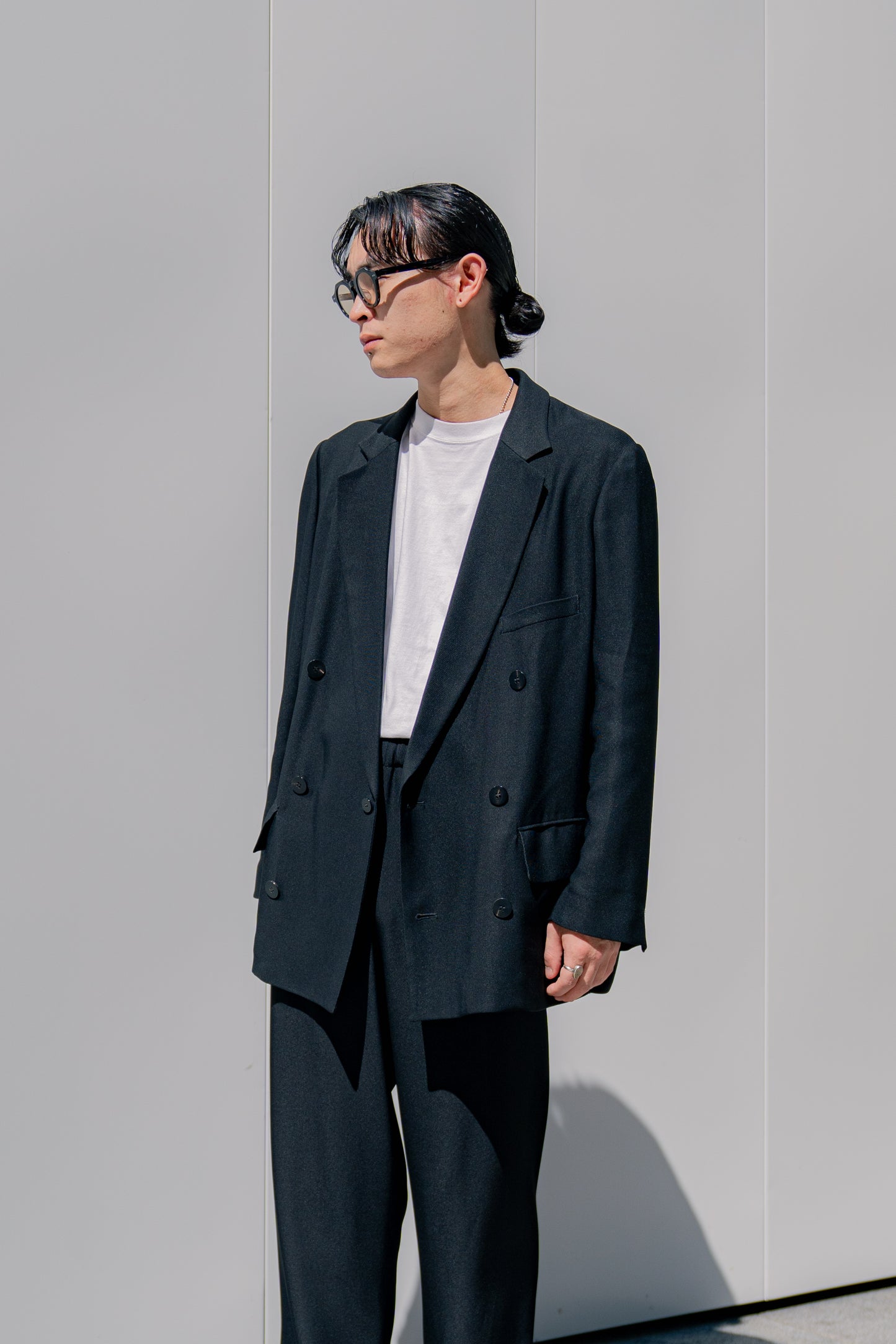 sign別注  TRICOTINE DOUBLE BREASTED JACKET ＆ TRICOTINE DRAWSTRING TROUSER