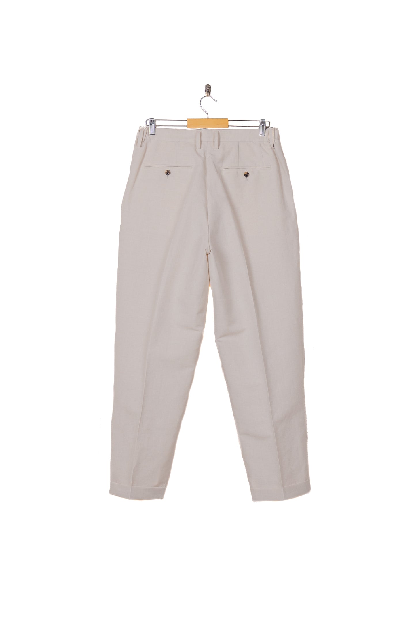 TWO TUCKS TAPERED TROUSERS