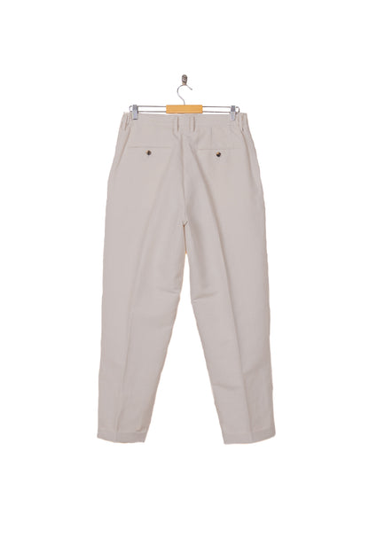 TWO TUCKS TAPERED TROUSERS