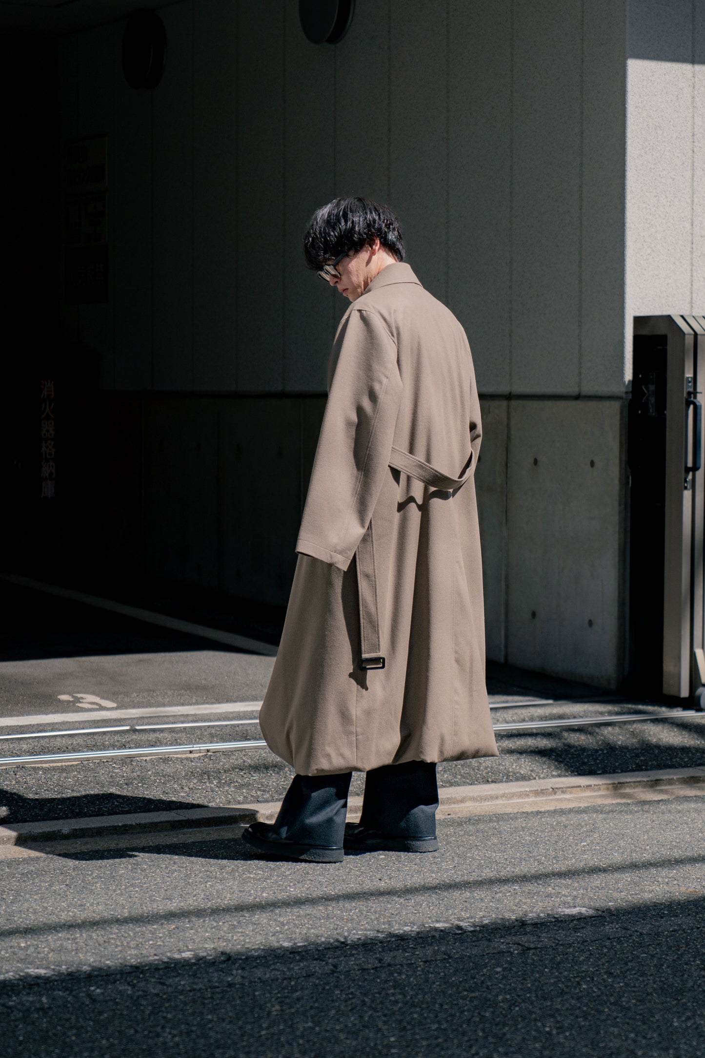 OVERSIZED DOCKING DOUBLE BREASTED COAT