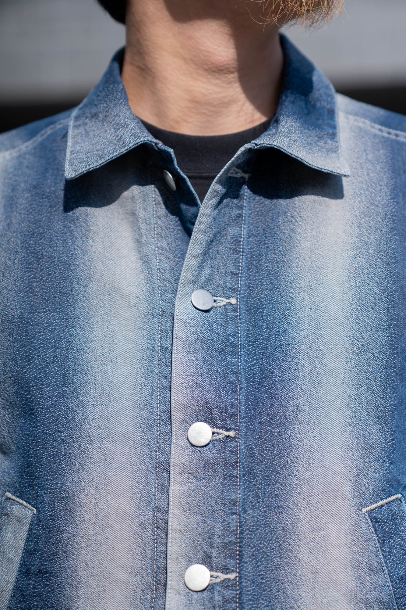 GRADATION DENIM JACKET
