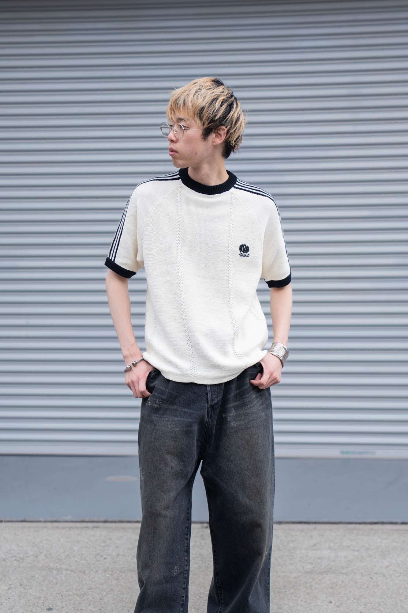 KNITTED TRAINING T-SHIRT