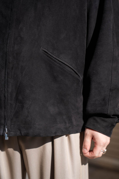 sheep suede light blouson