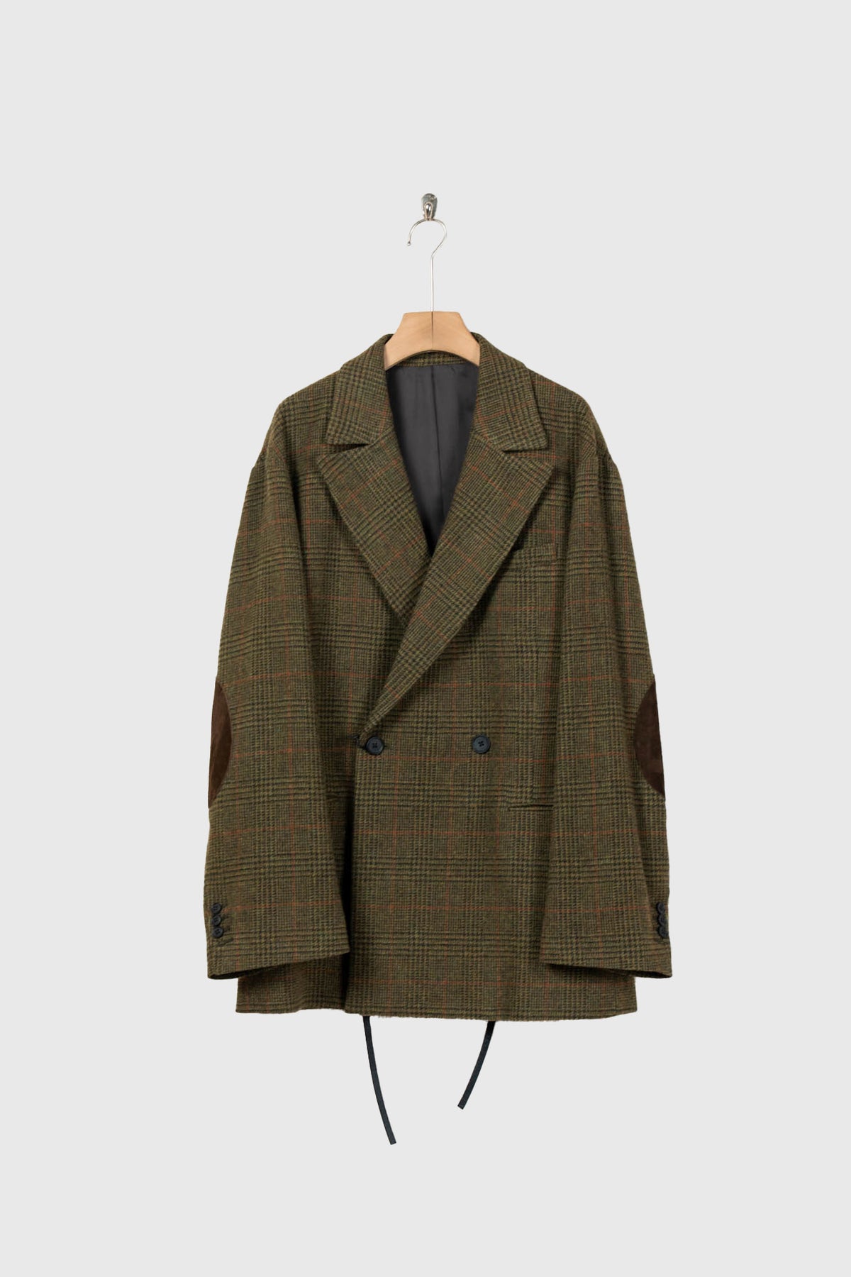 BRITISH TWEED OVERSIZED PEAK LAPEL JACKET(ST.1586)