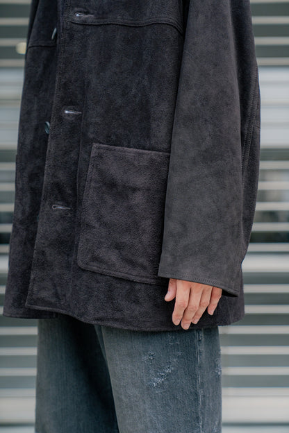 COW SUEDE CAR JACKET(ST.1218)