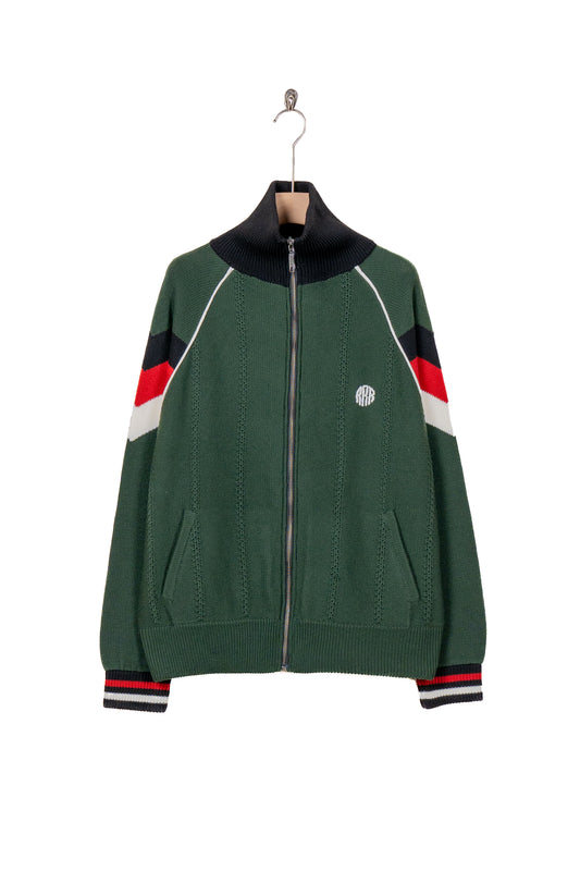 KNITTED TRACK JACKET