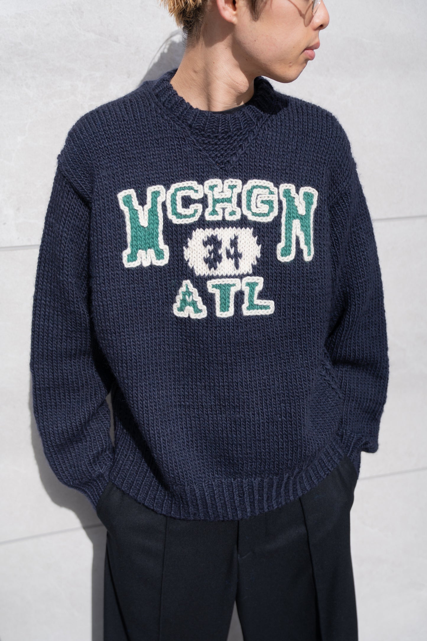 HAND KNITTING SWAETSHIRT