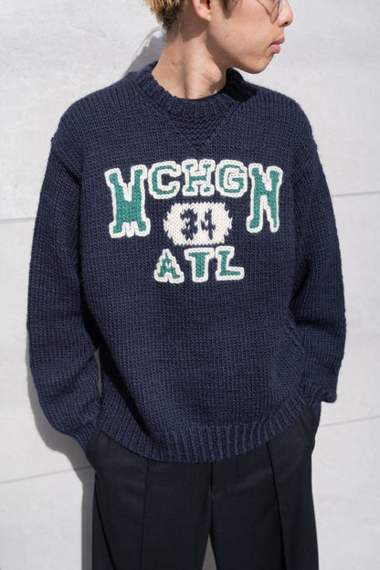 HAND KNITTING SWAETSHIRT