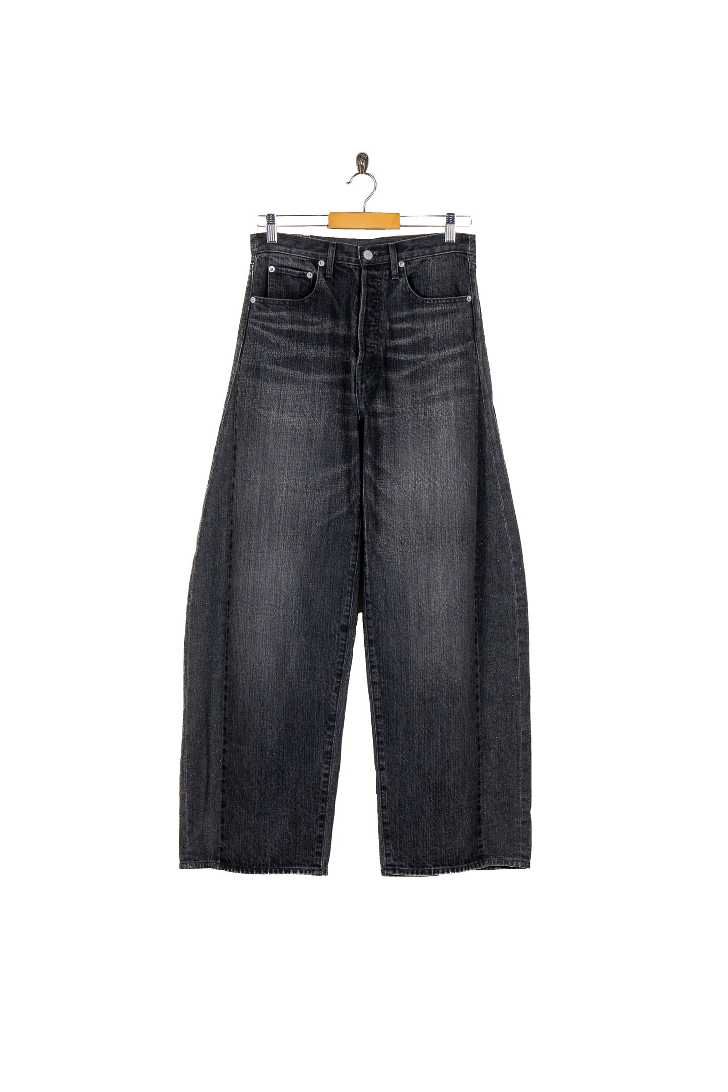 DEFORMATION WIDE DENIM JEANS