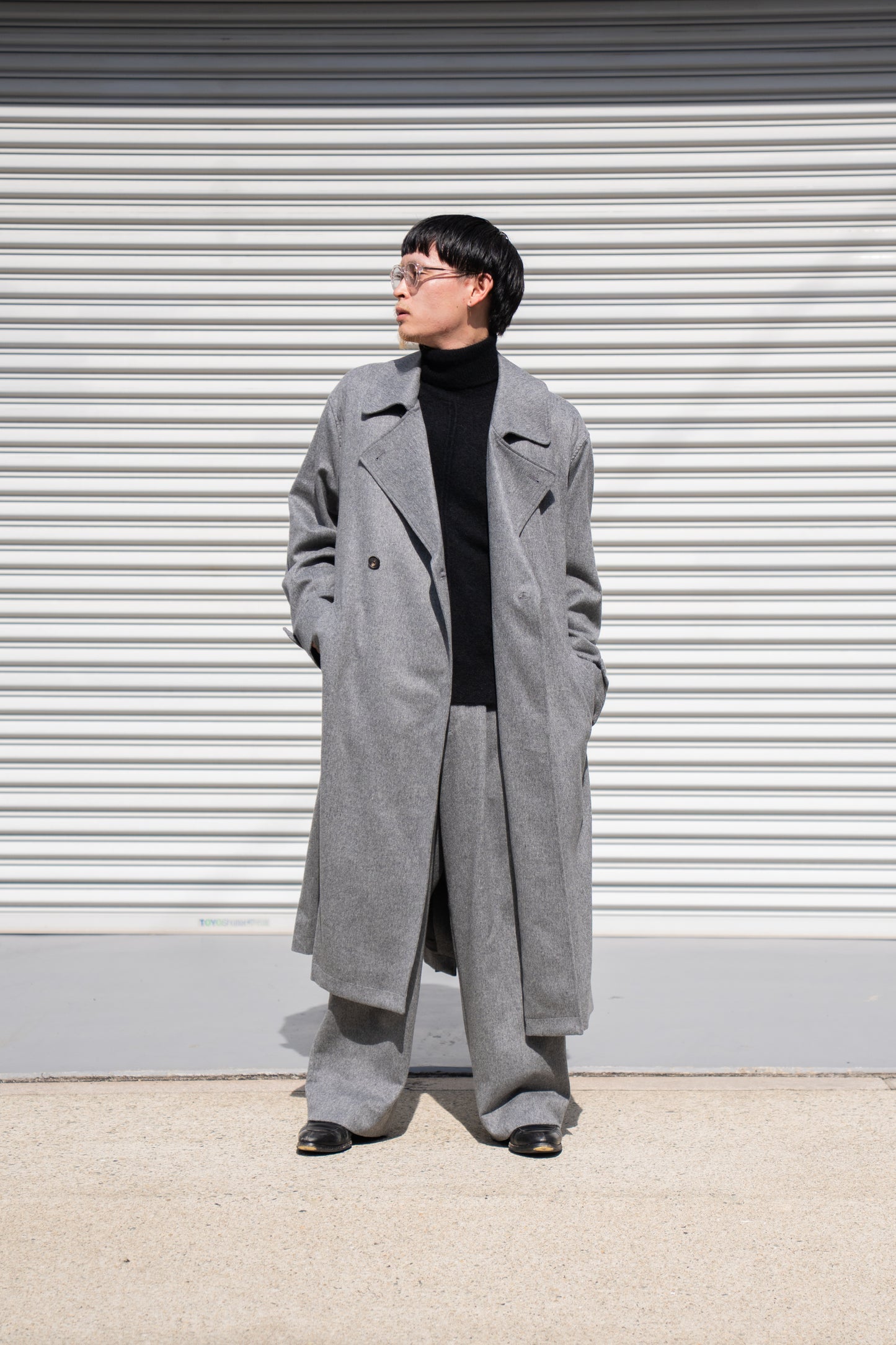 OVERSIZED DOUBLE BREASTED COAT(ST.1203)