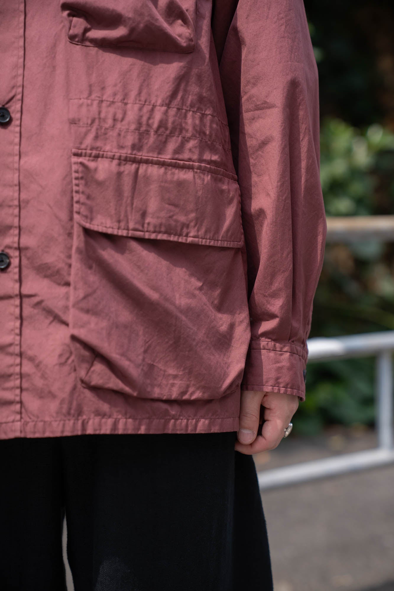 GARMENT DYE SAFARI JACKET