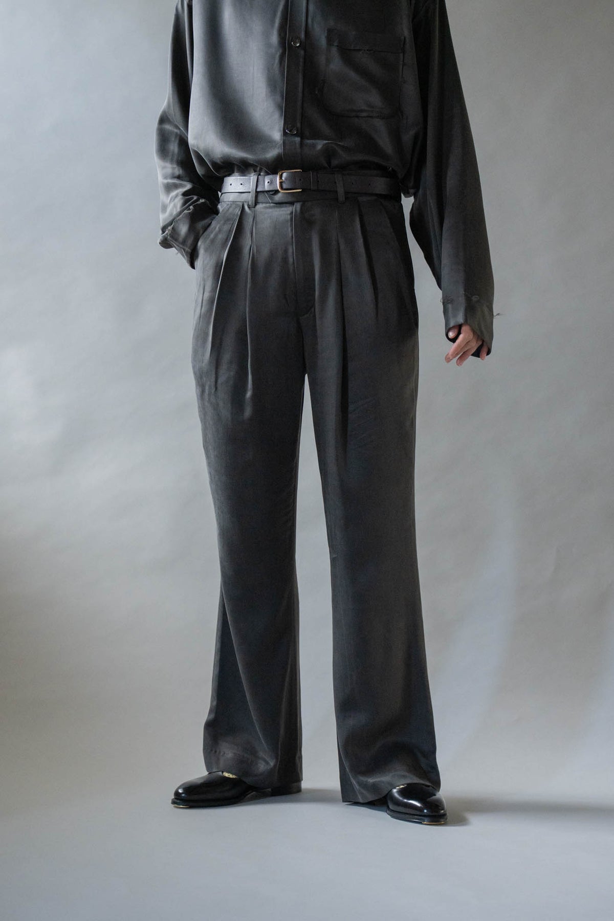 2TUCK EASY TROUSERS - CUPRO