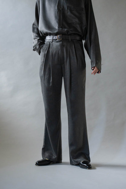 2TUCK EASY TROUSERS - CUPRO