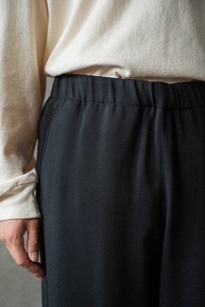 Drawstring Trouser in Rayon Tricotine