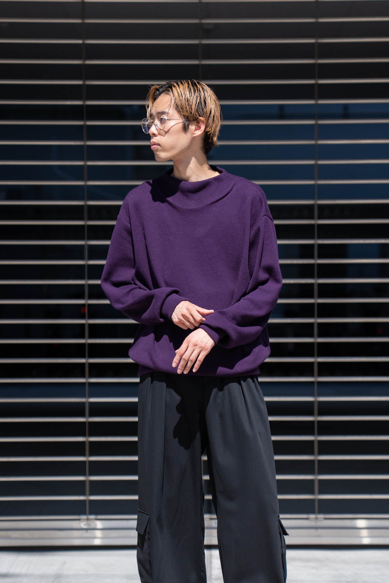 CASHMERE SKIING SWEAT KNITSHIRT