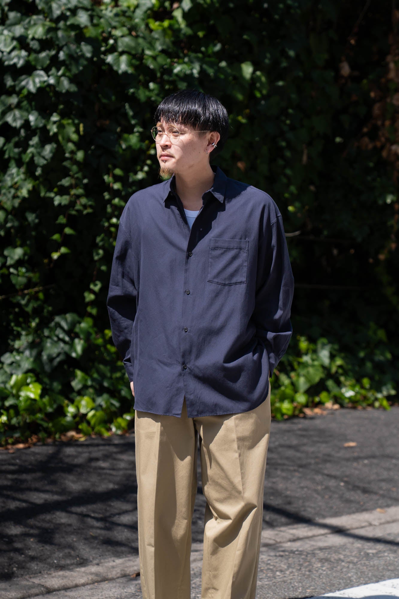 Soft Oxford Wide Shirts