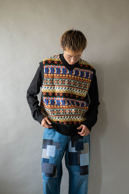 Jacquarded Slope Vest