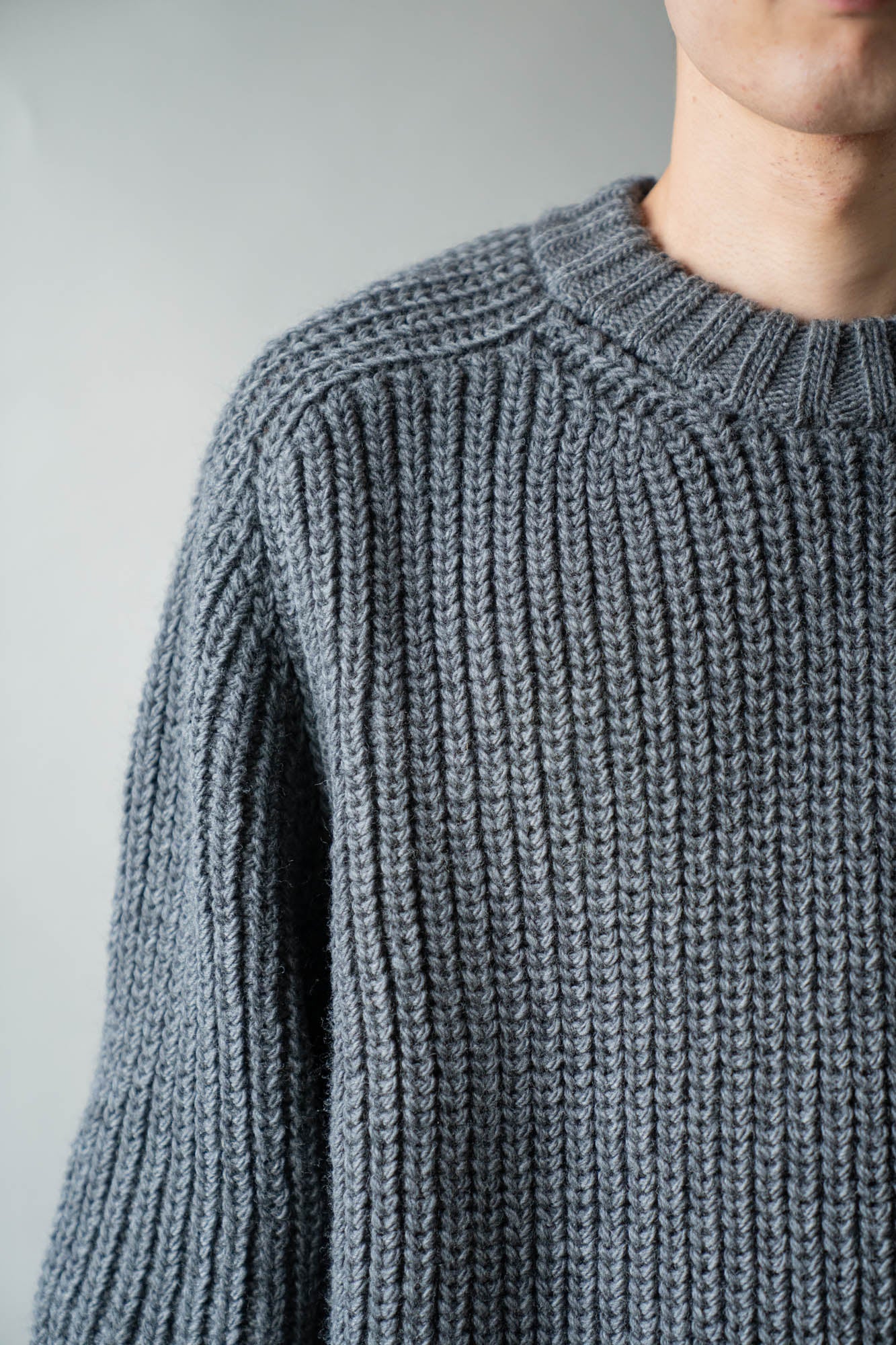 Belt. Slit Knit in Merinos d`Arles