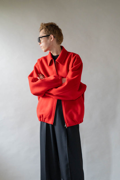W/CA DOUBLE FACE CLOTH ZIP JACKET(ST.1545)
