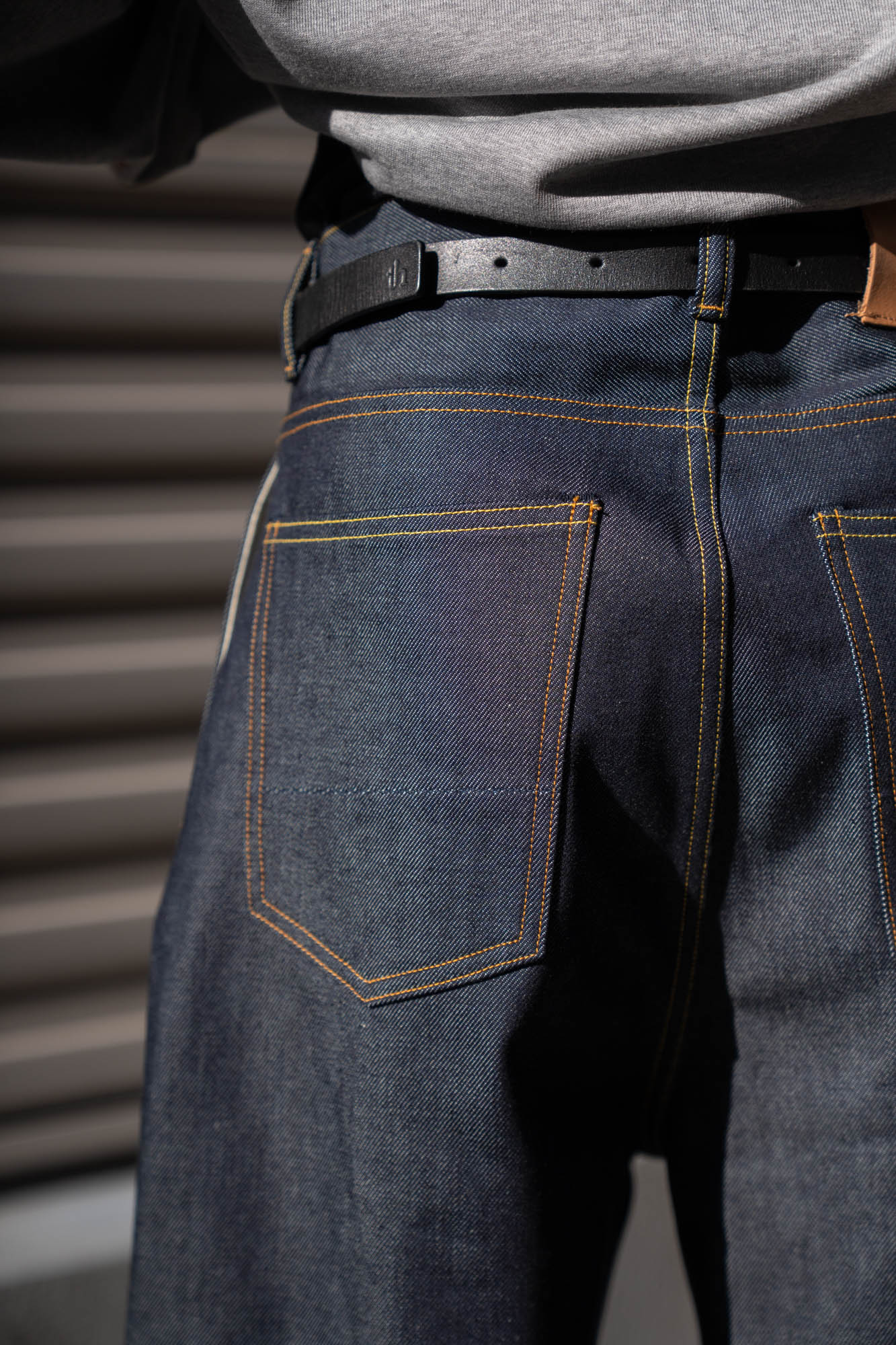 2TUCK WIDE DENIM PANTS -ENTASIS Mk-Ⅱ