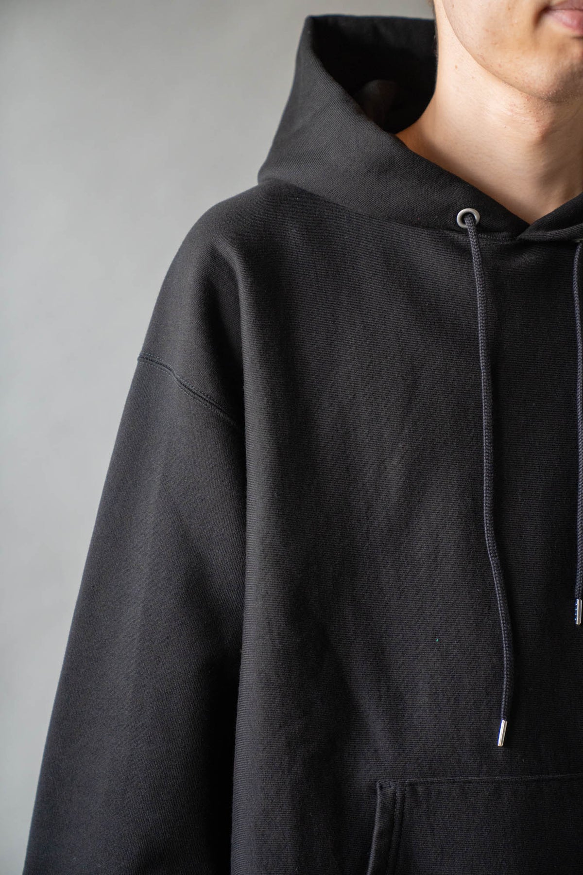 Soft&Hard Sweat Hoodie P/O Wide
