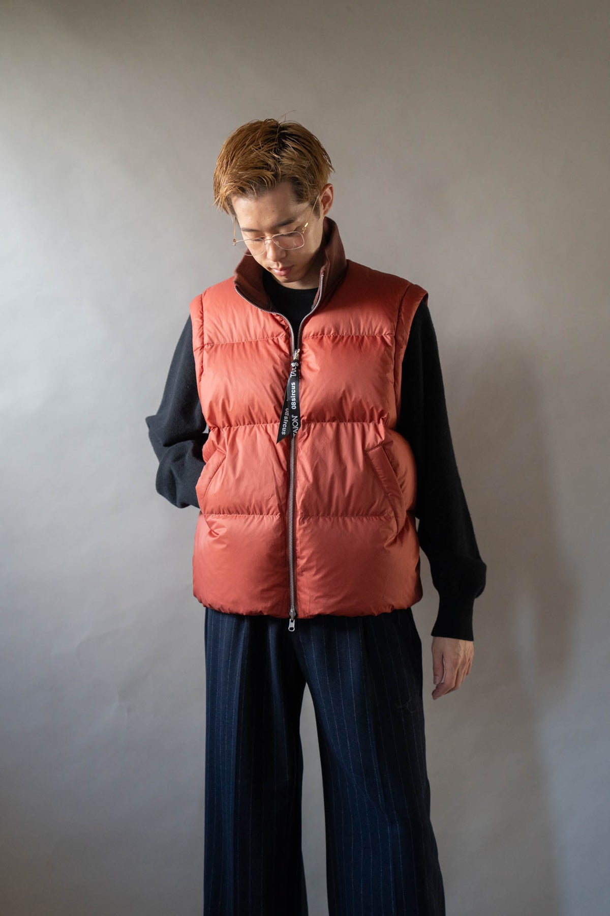 08sircus × TAION Down detachable bomber reversible