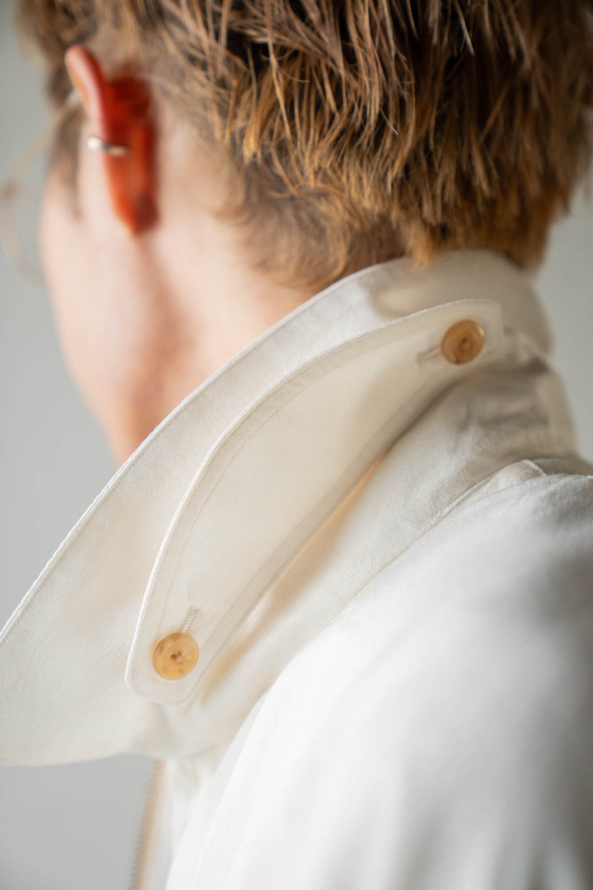 Washed Wool Silk Sports Jacket
