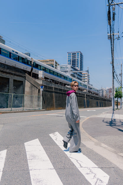 WOOL FRANNEL SKIPPER SHIRT